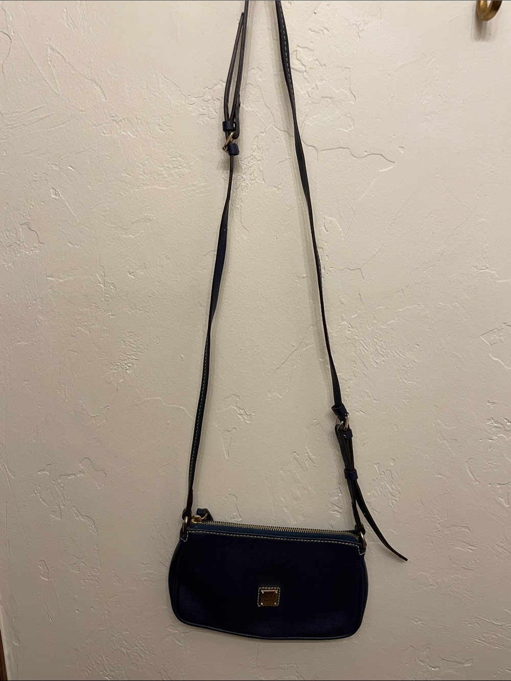 Classic Navy Crossbody Bag by Dooney and Bourke
